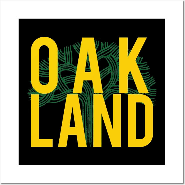 Oakland Tree Wall Art by mikelcal